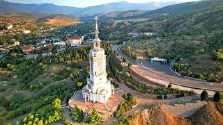 Крым. Поездка на Ай-Петри. Храм-маяк святого Николая Чудотворца.