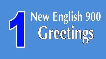 Learning English Speaking Course - New English Lesson 1 - Greetings