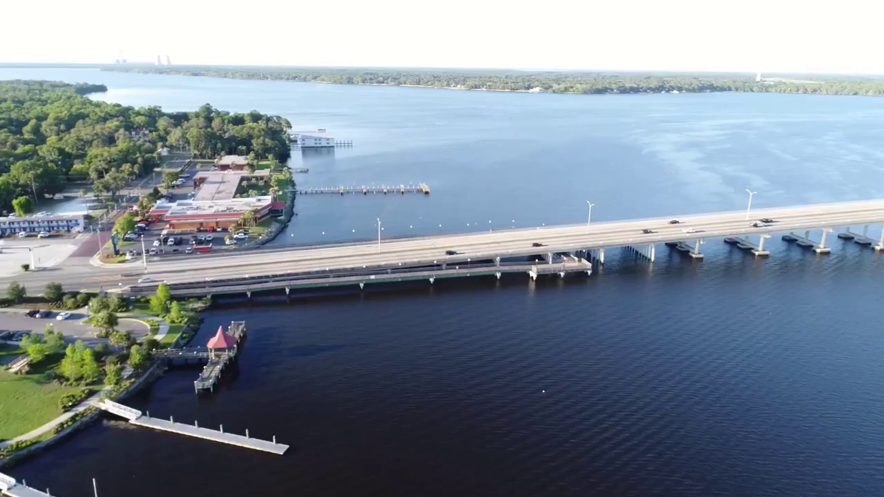 Palatka Florida St Johns River Waterfront Drone Footage YouTube