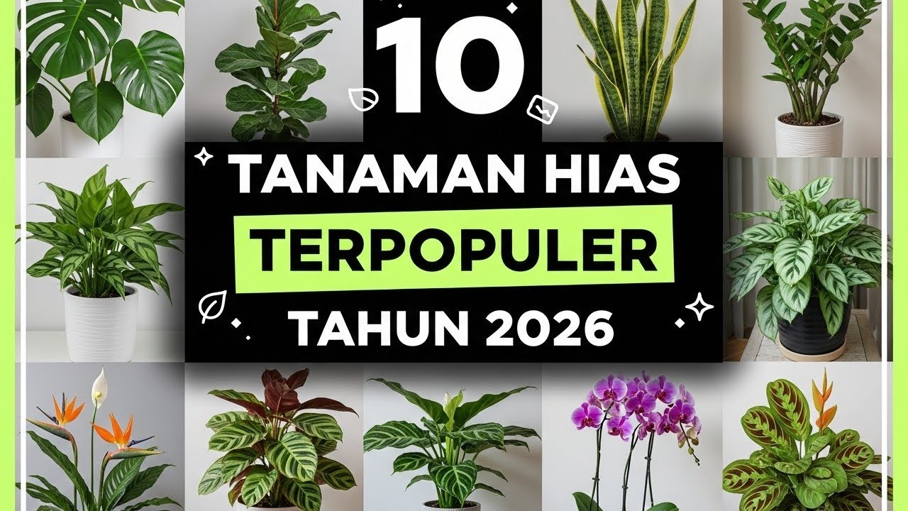 10 tanaman hias terpopuler tahun 2026