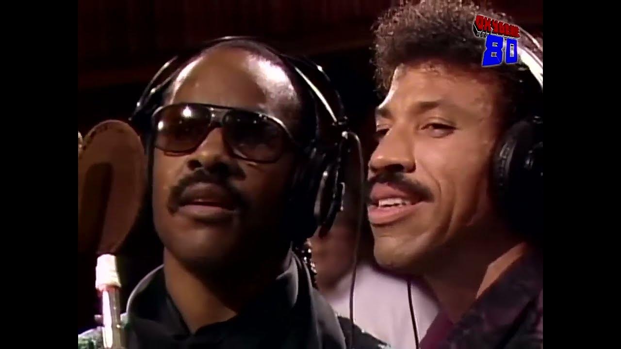 We are the world lionel richie stevie wonder kenny rogers james ingram