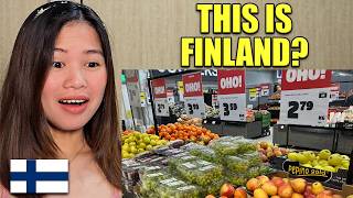 American Girl Reacts to Finnish Supermarket!