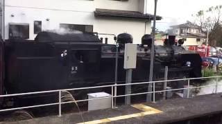 SL試験走行2日目 JR飯山線20161020戸狩野沢温泉駅