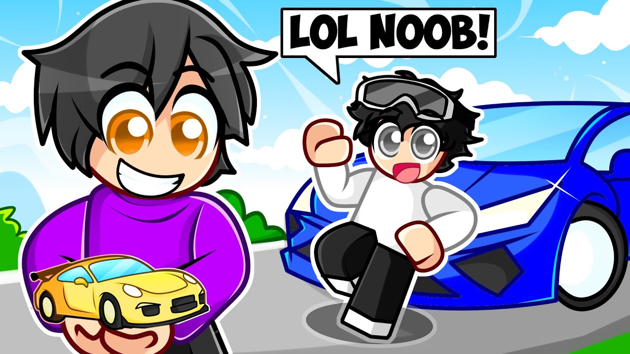 I Pretended To Be A NOOB, Then Used $9,874,762 FASTEST SUPERCAR! (Driving Empire)