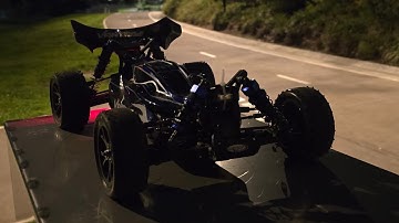 FTX Vantage 2.0 night speed run, blazing fast #rccar #rcbuggy #insta360