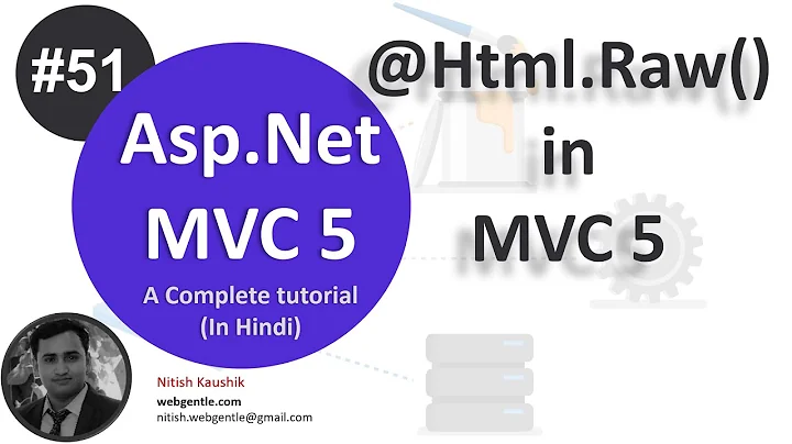 (#51) Html.raw in MVC 5 | mvc tutorial for beginners in .net c#