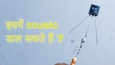 how to make um66 musical Circuit / DIY musical buzzer