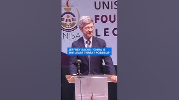 Jeffrey Sachs: "#China is the least #threat possible"