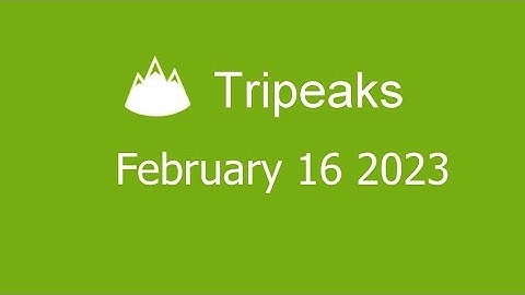 Microsoft Solitaire Collection - Tripeaks - February 16 2023