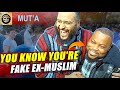 You know youre fake exmuslim mohammed hijab speakers corner