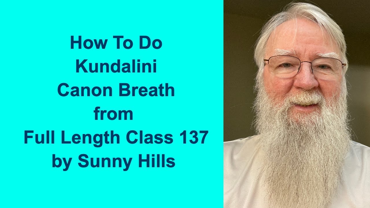 How To Do The Kundalini Yoga Canon Breath taken from FullLength Class
