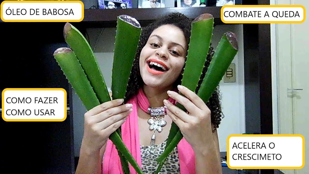 ÓLEO DE BABOSA CASEIRO COMO FAZER E USAR - YouTube