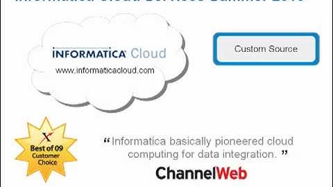 Informatica Cloud Summer 2010 Custom Source