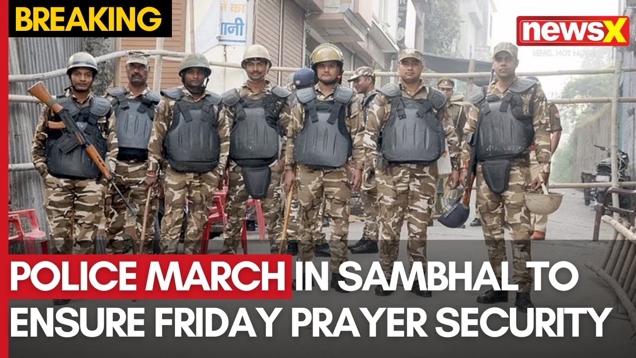 Sambhal Violence: Sambhal on High Alert Ahead of Friday Prayers; Police Hold Flag March | NewsX
