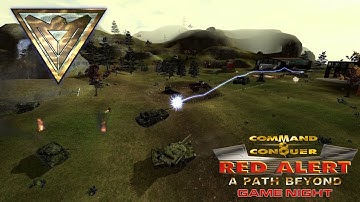 C&C Red Alert: A Path Beyond Game Night 6/30/2018 - Allies Gameplay