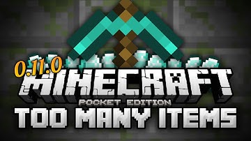 TOO MANY ITEMS ADVANCED!!! - Inventory Editor for Android Devices - Minecraft PE (Pocket Edition)