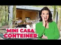 Casa Container linda no meio do mato | Mini Casas Incríveis by Jane