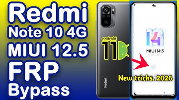Redmi Note 10 FRP Bypass | Google Account Remove Without PC | 2025 Latest Method