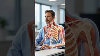 Stop the Computer Slump: Fix Your Posture in 60s 💻 | Wellness Tips #shorts