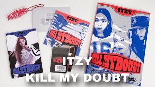 🥊 распаковка альбома ITZY - 'KILL MY DOUBT' (limited ver.) jyp pob 🍰 kpop album unboxing