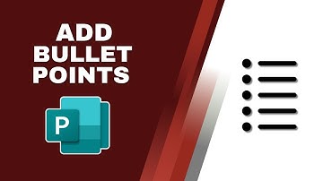 How to Add Bullet Points in Publisher Document