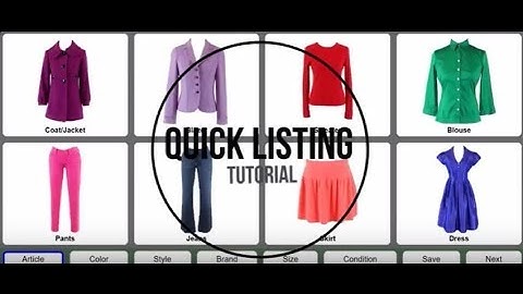 Quick Listing Tutorial for EfficiList eBay Software