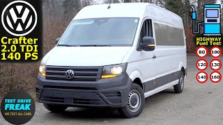2025 Vw Crafter 2.0 Tdi Long 140 Ps Test Drive Fuel Consumption & Performance Review