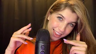 Tongue & Finger Flutters ASMR ❤️ w/ Ear Breathing & Hand Movements