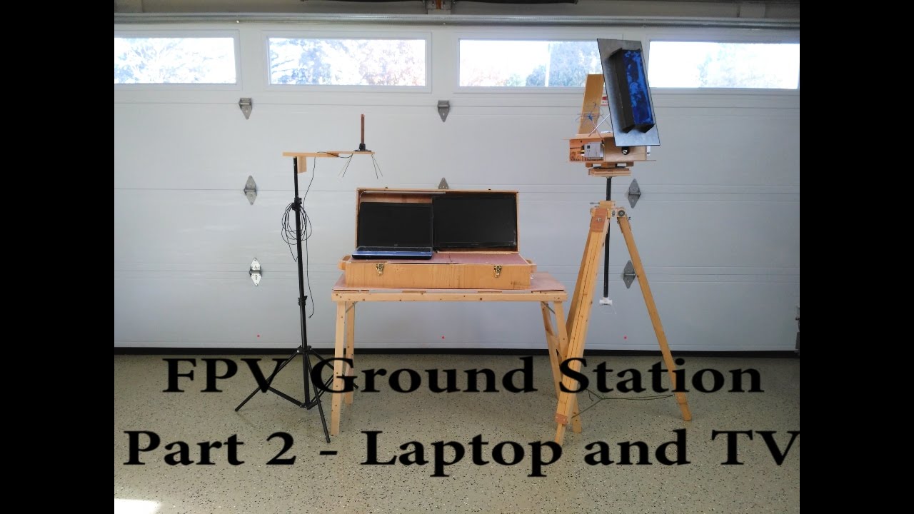 Ground Station Part 2   Laptop and TV and ground plane