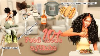 10+ Sims 4 food mods you NEED w/ links| Insimnia, Functional crockpot, and more!|Mods folder|