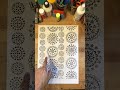 Purer Protz oder stilvoll und salonfähig? Wandgestaltung mit Musterwalze 547 KRN - runde Ornamente
