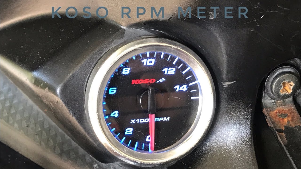*2 Tutorial/Cara pemasangan meter RPM Koso/Wiring Meter RPM Koso dan