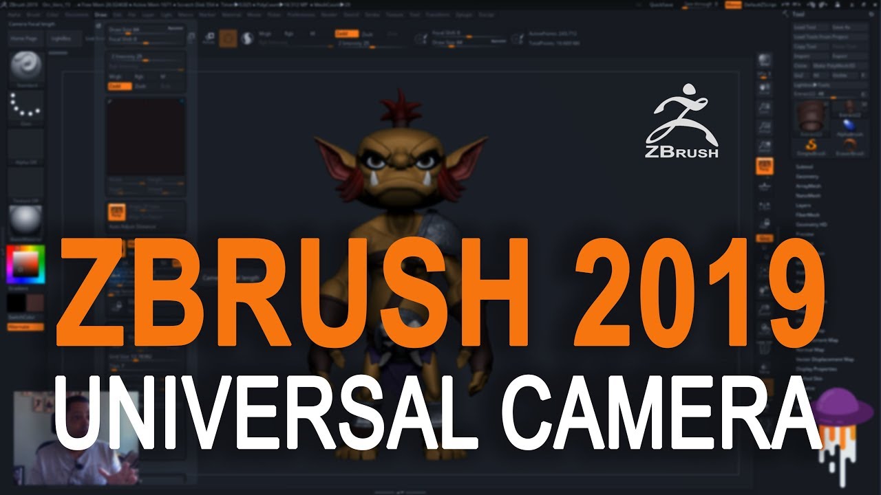 which version of zbrush introduce the universal camera