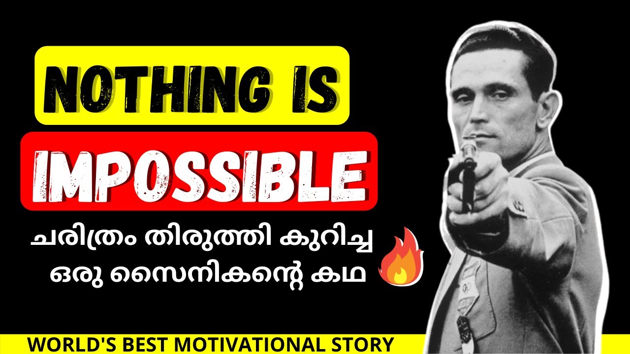 Nothing is Impossible  Best Motivational Speech in Malayalam  Motivation Malayalam Video