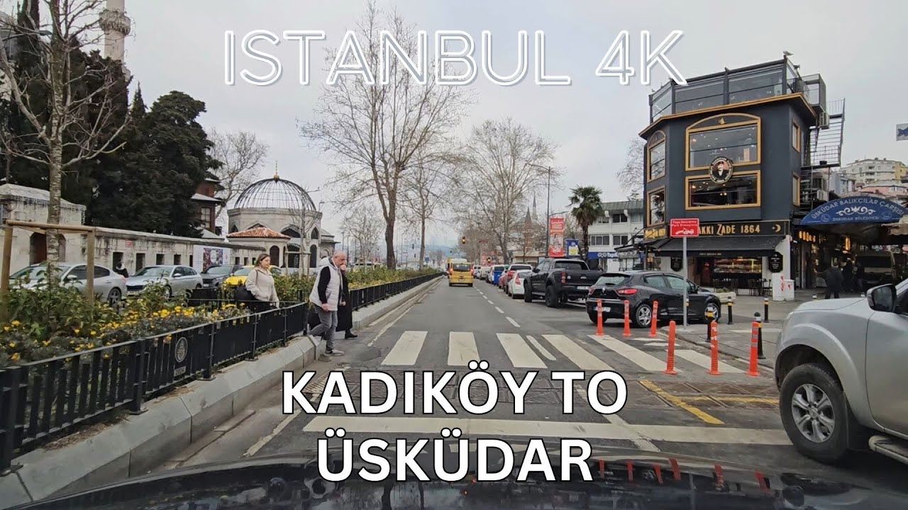 Istanbul 4K Drive | Kadıköy to Üsküdar | Virtual Drive | Sightseeing Tour | March 2025