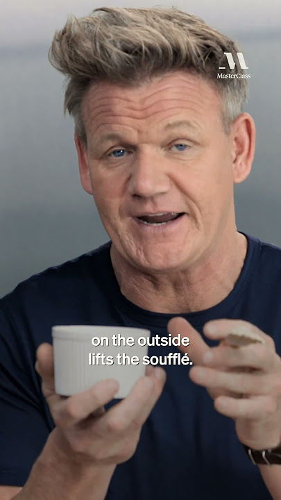 Gordon Ramsay Teaches Us How to Make Soufflé #cooking #gordonramsay  #soufflé #masterclass