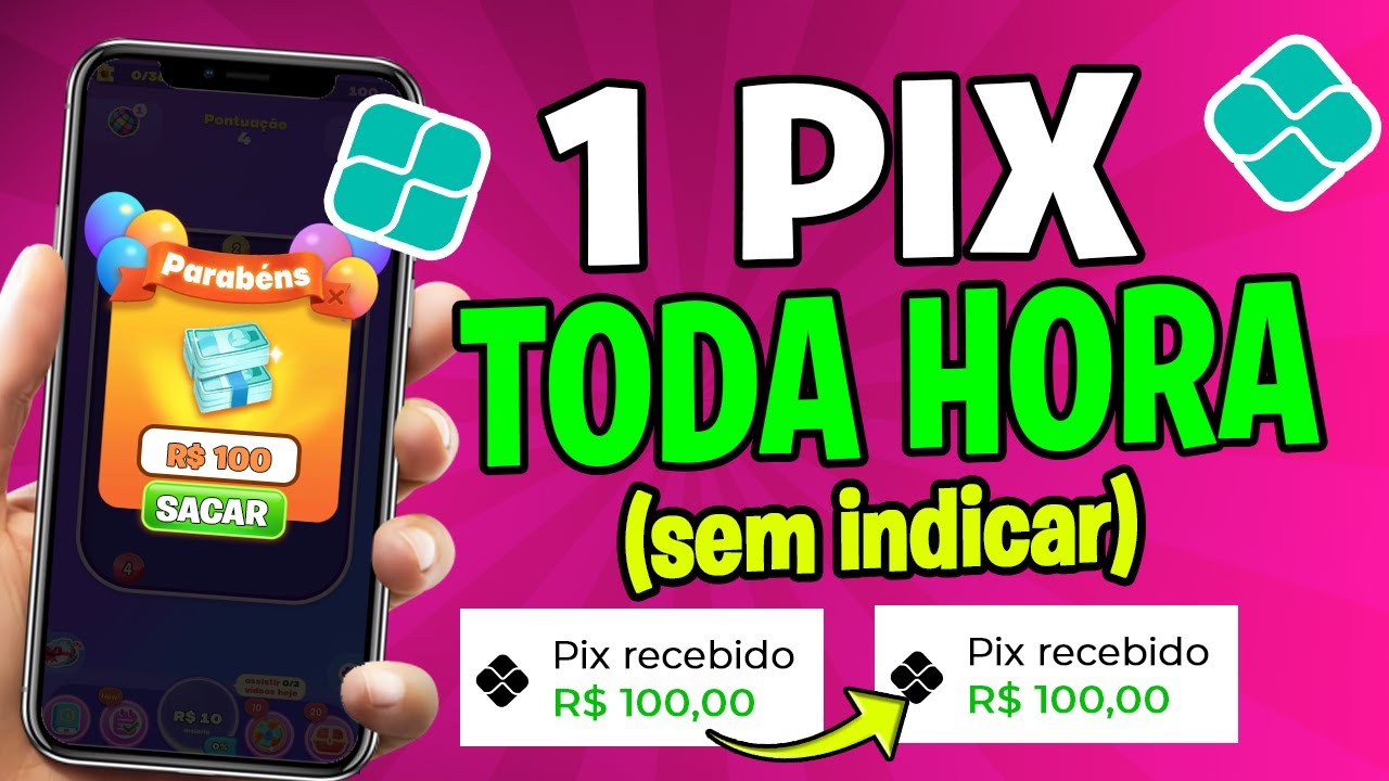 [SAQUE TODO DIA😲] Lançou APP para GANHAR DINHEIRO no PIX Jogando (Sem Indicar) App que Paga via PIX