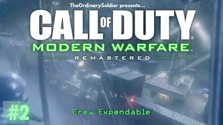 Call of Duty 4: Modern Warfare Remastered PS5 HD 4K - Prologue - Crew Expendable