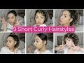 9 QUICK AND EASY SHORT CURLY HAIRSTYLES