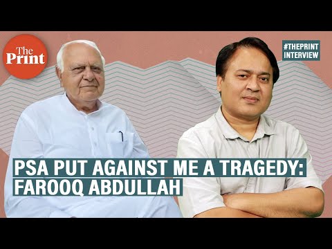 ‘Is Kashmir a free state? Are we free people of India? I don’t think so,’ says ex CM Farooq Abdullah