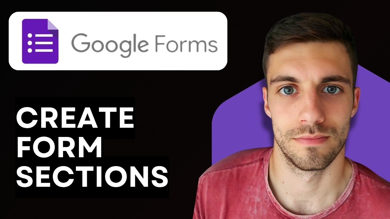 How to Create Form Sections in Google Forms 2026 (Quick & Easy) - YouTube
