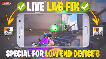 BGMI Game Lag Fix - No Frame Drop Smooth Game Play Processor Booster Max