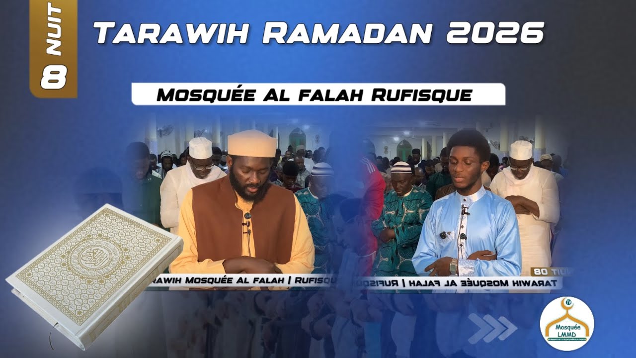 🔴Direct Tarawih mosquée Al falah Rufisque