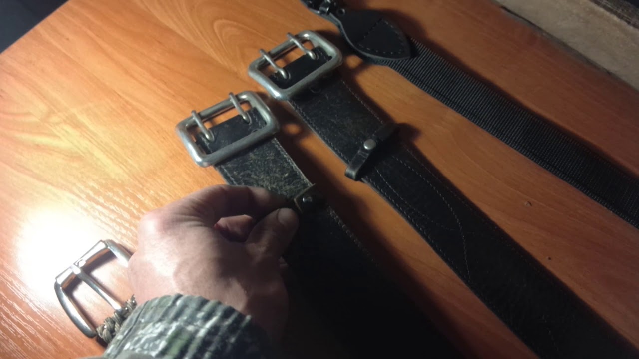 Оружейные ремни и ремни для поддержания штанов))))) - YouTube