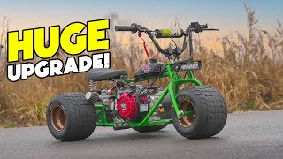 COMPLETELY Transforming Our Mini Trike In 5 Minutes!