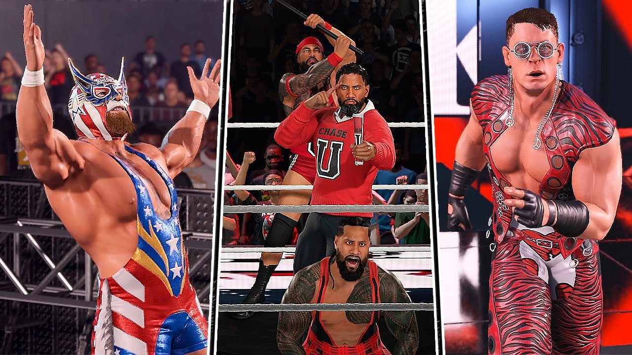 Top 10 Craziest & Funniest GIMMICK SWAP Entrances in WWE 2K25!