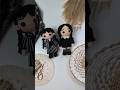 Wednesday Amigurumi Dolls #freepattern #wednesday #amigurumi #crochet #netflix #crochettutorial