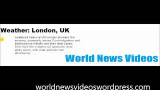 World News Videos Weather Sunday 24 July 2011