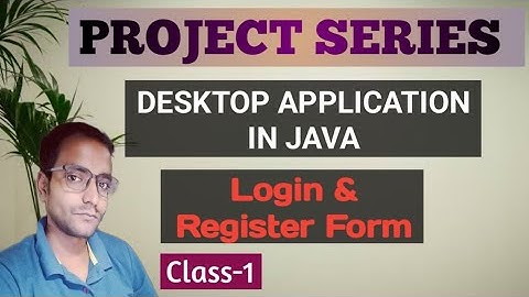 #1 || How To Design Login Screen In Java || Java Project || Desktop Application || PART-1