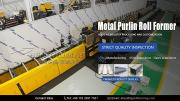 BEN-THOMAS: metal C Z U Omega Sigma profile channel roll forming machine | Metal purlin roll former